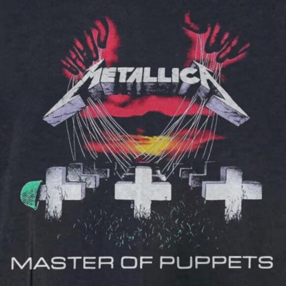 Vintage 90s Metallica Master of Puppets Album T-Shirt, Metallica band shirt tee - Picture 3 of 4